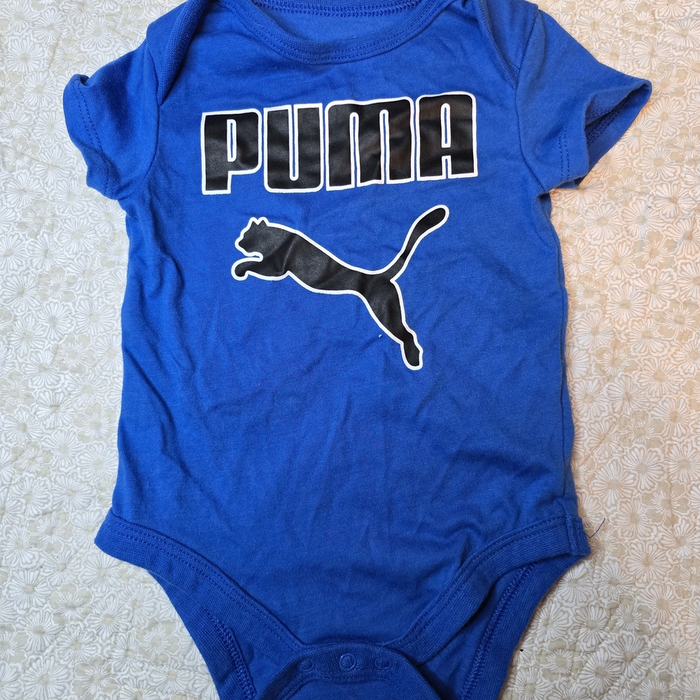 0/3 Month PUMA Royal Blue Onesie